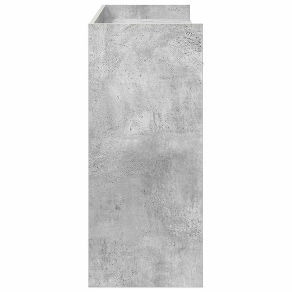 Konsolipöytä Betoninharmaa 90 x 35 x 80 cm Tekninen puu