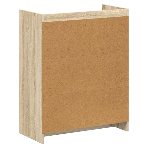 Kenkäkaappi ovella Sonoma-tammi 73,5 x 36 x 92 cm Tekninen puu