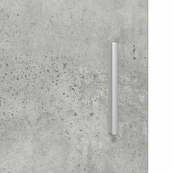 Kenkäkaappi ovella Betoninharmaa 73,5 x 36 x 92 cm Tekninen puu