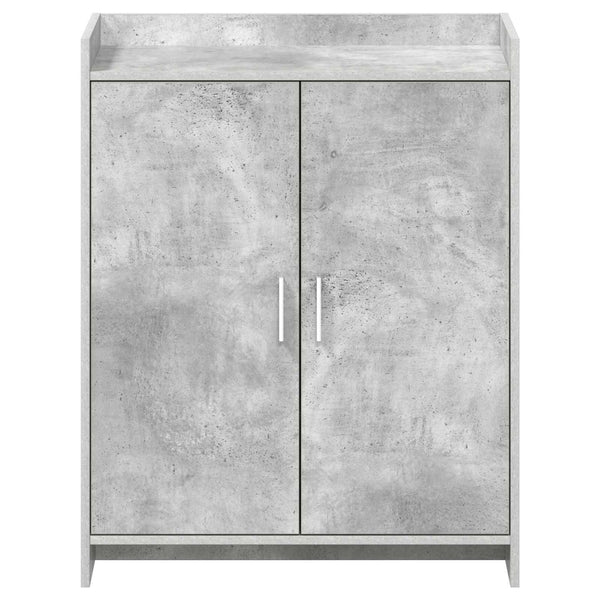 Kenkäkaappi ovella Betoninharmaa 73,5 x 36 x 92 cm Tekninen puu