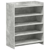 Kenkäkaappi Betoninharmaa 73,5 x 36 x 92 cm Tekninen puu