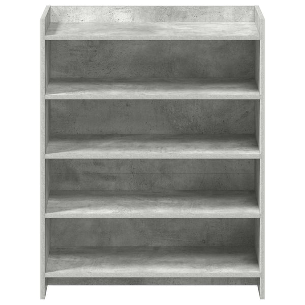 Kenkäkaappi Betoninharmaa 73,5 x 36 x 92 cm Tekninen puu