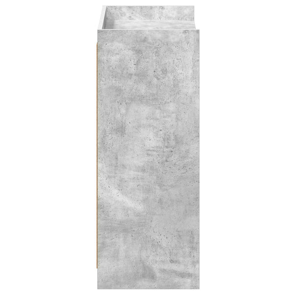 Kenkäkaappi Betoninharmaa 73,5 x 36 x 92 cm Tekninen puu