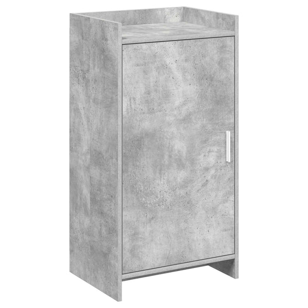 Kenkäkaappi ovella Betoninharmaa 48 x 36 x 92 cm Tekninen puu