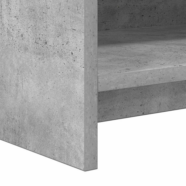 Kenkäkaappi Betoninharmaa 48 x 36 x 92 cm Tekninen puu