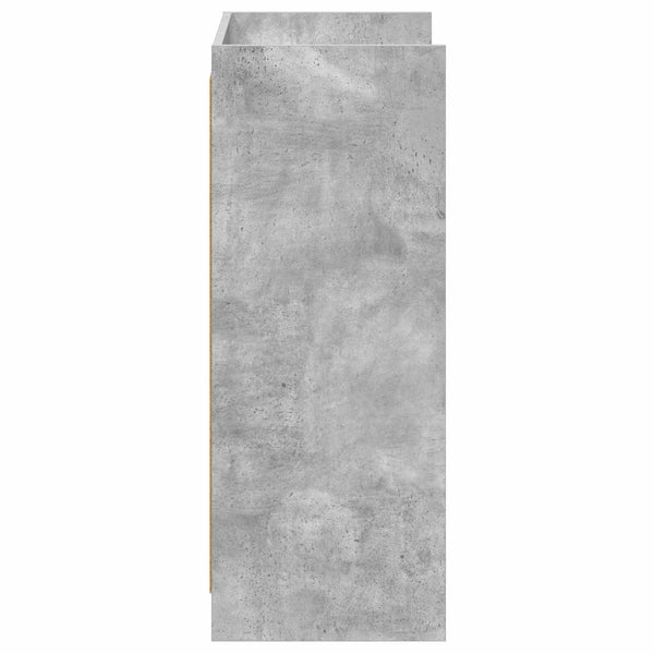 Kenkäkaappi Betoninharmaa 48 x 36 x 92 cm Tekninen puu