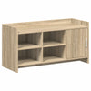 Kenkäkaappi ovella Sonoma-tammi 100 x 39,5 x 51 cm Tekninen puu