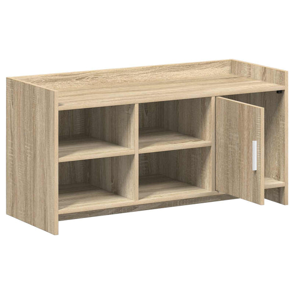 Kenkäkaappi ovella Sonoma-tammi 100 x 39,5 x 51 cm Tekninen puu