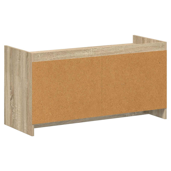 Kenkäkaappi ovella Sonoma-tammi 100 x 39,5 x 51 cm Tekninen puu