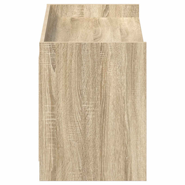 Kenkäkaappi ovella Sonoma-tammi 100 x 39,5 x 51 cm Tekninen puu