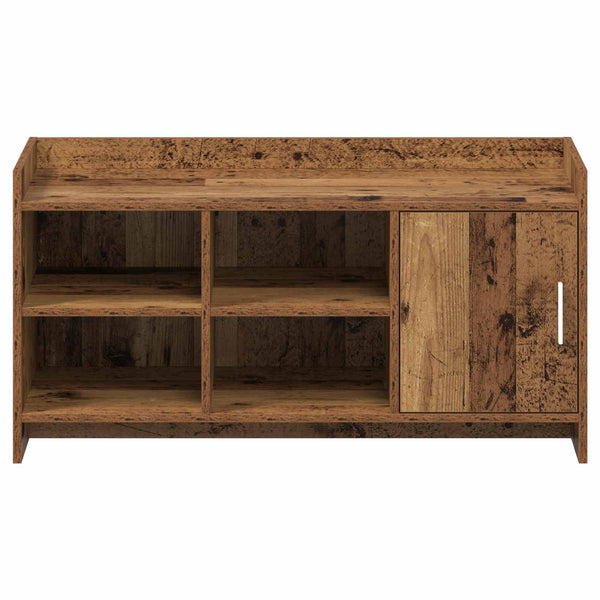 Kenkäkaappi ovella Vanha puu 100 x 39,5 x 51 cm Tekninen puu