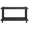 Hyllyyksikkö 2 tasoa 100 x 40 x 55,5 cm PP Antrasiitti