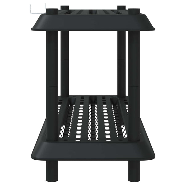 Hyllyyksikkö 2 tasoa 100 x 40 x 55,5 cm PP Antrasiitti