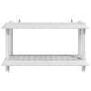 Hyllyyksikkö 2 tasoa 100 x 40 x 55,5 cm PP valkoinen