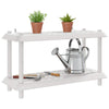 Hyllyyksikkö 2 tasoa 100 x 40 x 55,5 cm PP valkoinen