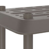 Hyllyyksikkö 3 tasoa 100 x 40 x 96 cm PP Vaaleanharmaa