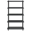 Hyllyyksikkö 5 tasoa 100 x 40 x 177 cm PP Antrasiitti