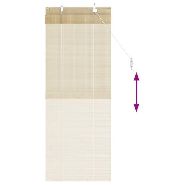 Rullaverho Luonnollinen 40 x 160 cm Bambu