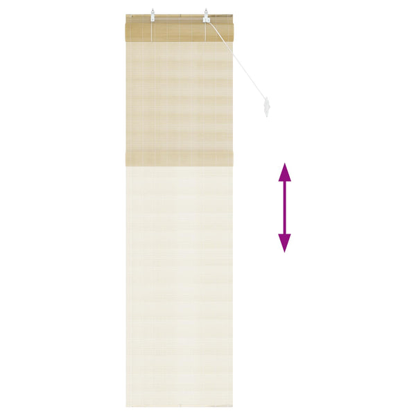 Rullaverho Luonnollinen 50 x 220 cm Bambu