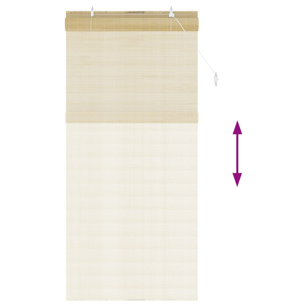 Rullaverho Luonnollinen 90 x 220 cm Bambu