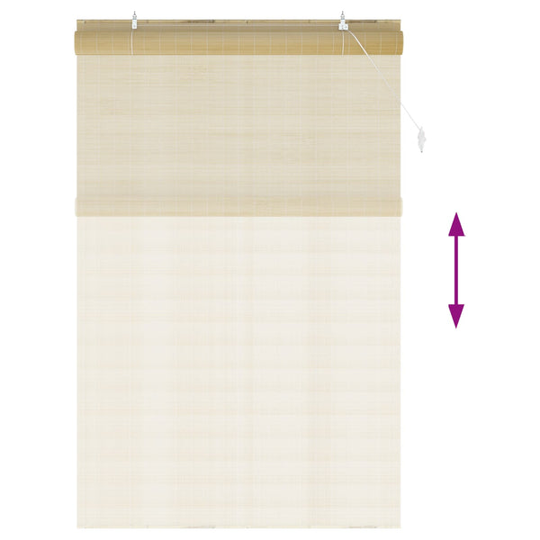Rullaverho Luonnollinen 130 x 220 cm Bambu