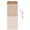 Rullaverho Ruskea 40 x 160 cm Bambu