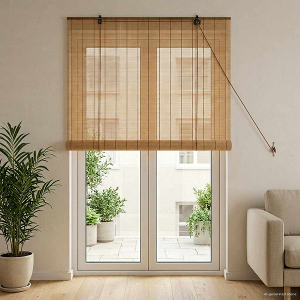 Rullaverho Ruskea 110 x 220 cm Bambu