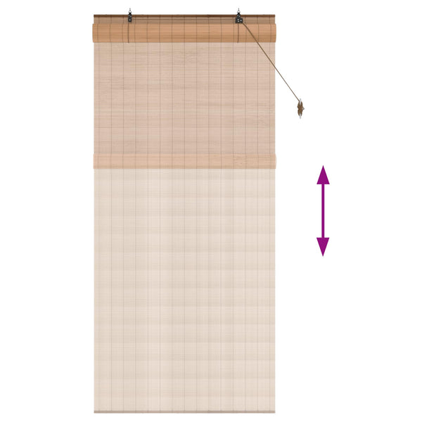 Rullaverho Ruskea 110 x 220 cm Bambu