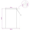 Rullaverho Ruskea 130 x 160 cm Bambu