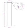 Rullaverho Harmaa 50 x 160 cm Bambu