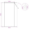 Rullaverho Harmaa 130 x 220 cm Bambu