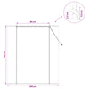 Rullaverho Harmaa 140 x 160 cm Bambu