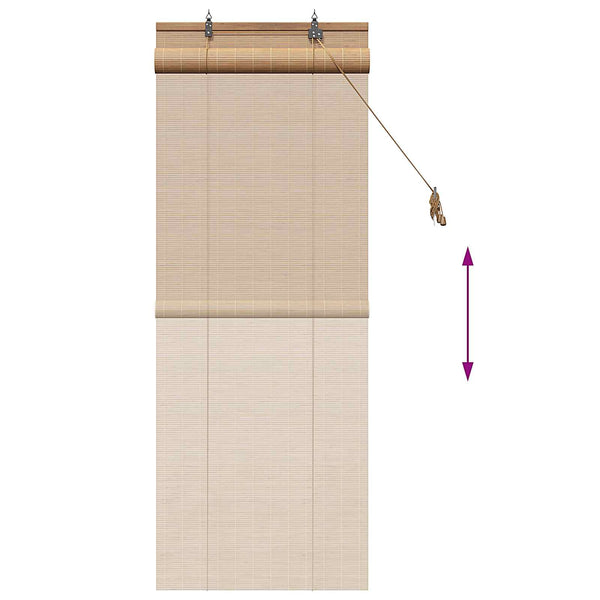 Rullaverho Ruskea 40 x 160 cm Bambu