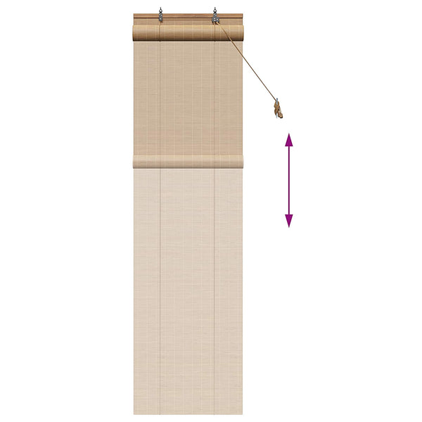 Rullaverho Ruskea 50 x 220 cm Bambu