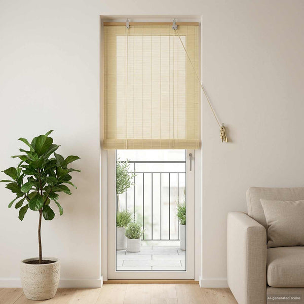 Rullaverho Luonnollinen 40 x 220 cm Bambu