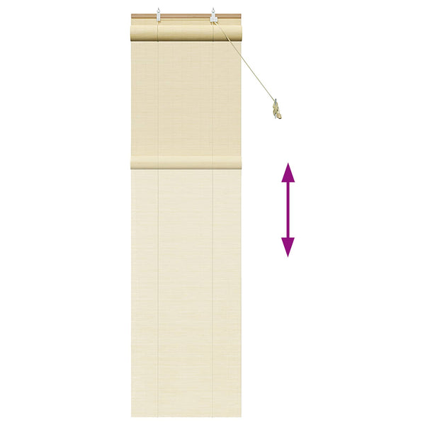 Rullaverho Luonnollinen 50 x 220 cm Bambu