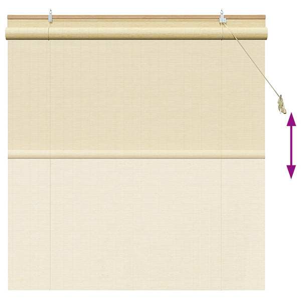 Rullaverho Luonnollinen 160 x 160 cm Bambu