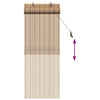 Rullaverho Luonto 40 x 160 cm Bambu