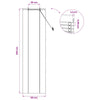 Rullaverho Luonto 50 x 220 cm Bambu