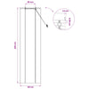 Rullaverho Ruskea 40 x 220 cm Bambu
