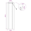 Rullaverho Ruskea 70 x 220 cm Bambu