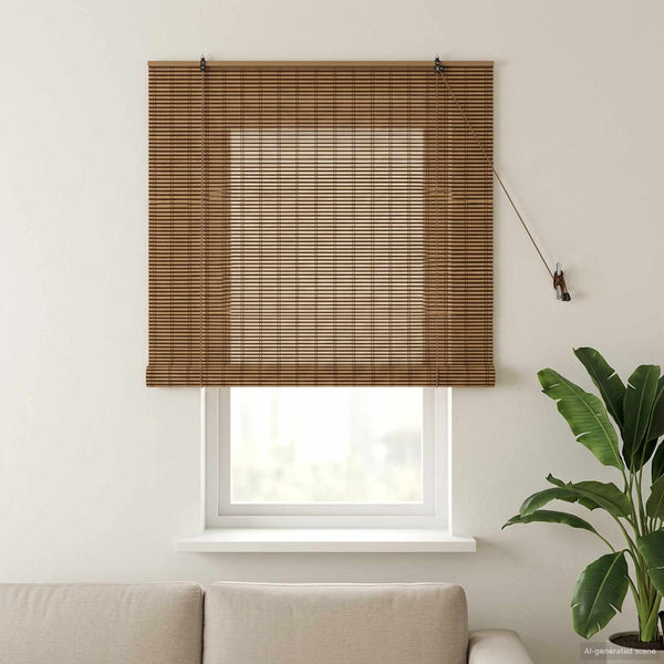 Rullaverho Ruskea 160 x 160 cm Bambu
