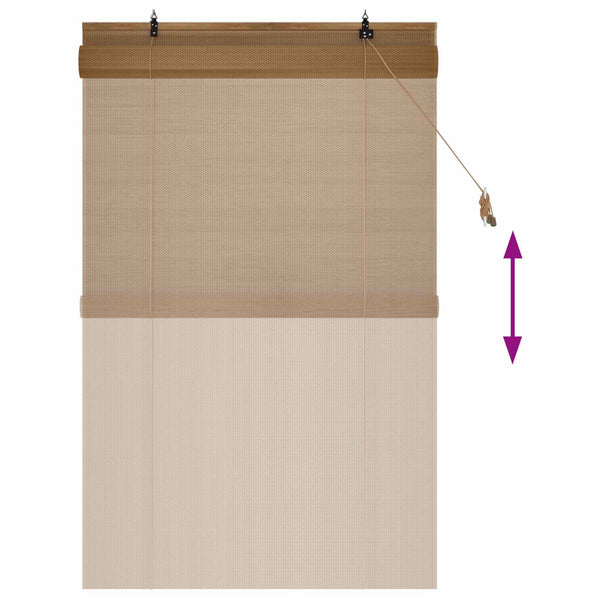 Rullaverho Ruskea 100 x 160 cm Bambu