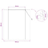 Rullaverho Ruskea 130 x 160 cm Bambu