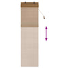 Rullaverho Ruskea 40 x 220 cm Bambu