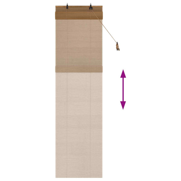 Rullaverho Ruskea 40 x 220 cm Bambu