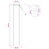 Rullaverho Ruskea 60 x 220 cm Bambu