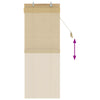 Rullaverho Luonnollinen 60 x 160 cm Bambu