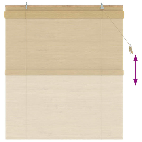 Rullaverho Luonnollinen 130 x 160 cm Bambu