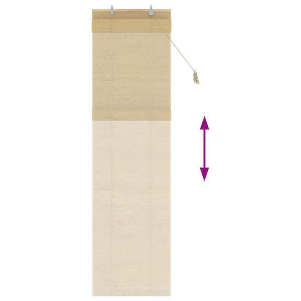 Rullaverho Luonnollinen 40 x 220 cm Bambu